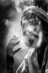 Indian Man Smoking (Alt B&W medium) i-vTwjDLd-M